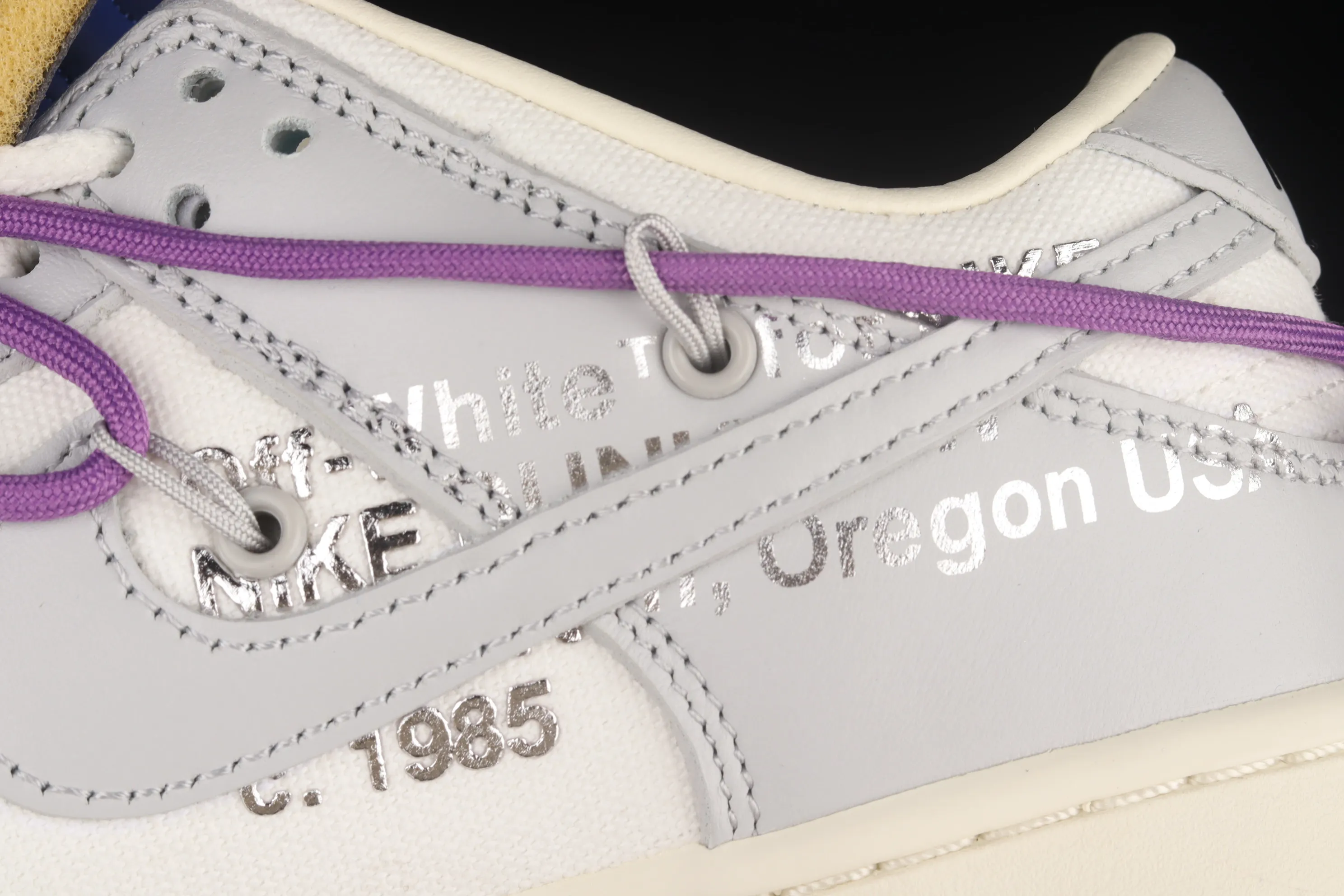 All Categories Nk SB Dunk Series Nk SB Dunk Low Low-top sneakers Pure original version OF x Nk Dunk Low OW Gray SB smashed backboard fashion casual sneakers DM1602-107
